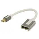 Mini DisplayPort Kábel Mini DisplayPort Dugó - DisplayPort Alzat 0.20 m Fehér