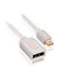 Mini DisplayPort Kábel Mini DisplayPort Dugó - DisplayPort Alzat 0.20 m Fehér