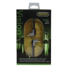 Koax Kábel120 dB Döntött Koax Dugó - Koax Aljzat 5.00 m Fekete