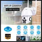 Pro vision Onvif 21P Wifi IP Kültéri Térfigyelő Kamera Full HD 1080p - 3MP - új típus 2 antennás ip65 megfigyelő biztonsági készlet mozgás követés hangfelvétel
