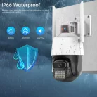 Pro vision Onvif P25 Wifi IP Kültéri Térfigyelő Kamera Full HD 1080p - 5MP v380pro- új típus 2 antennás ip66 megfigyelő biztonsági készlet mozgás követés hangfelvétel