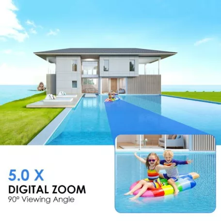 Pro vision Onvif P25 Wifi IP Kültéri Térfigyelő Kamera Full HD 1080p - 5MP v380pro- új típus 2 antennás ip66 megfigyelő biztonsági készlet mozgás követés hangfelvétel