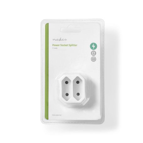 Tápaljzat Splitter | F típus (CEE 7/7) | 250 V AC 50 Hz | Francia / C típus (CEE 7/16) | 250 V AC 50/60 Hz | 2.5 A | 1100 W | Fehér