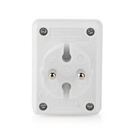 Tápaljzat Splitter | F típus (CEE 7/7) | 250 V AC 50 Hz | Francia / C típus (CEE 7/16) | 250 V AC 50/60 Hz | 2.5 A | 1700 W | Fehér