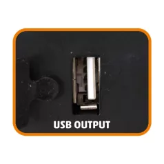   Home PVR 30B padlóventilátor, 44,4 W, 3 fokozat, 30 cm-es lapátátmérő, 90°-os oszcillálás, fém lapátok, IPX 4, 6 db 2000 mAh Li-ion akkumulátor