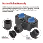 Mechanikus öntöző időzítő, 1 kimenet