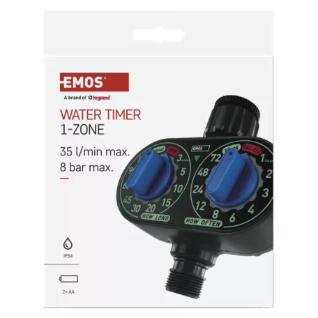 Mechanikus öntöző időzítő, 1 kimenet