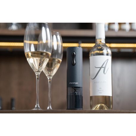 Prestigio PWO101BK Bolsena dugóhúzó készlet, fóliavágó, levegőztető, vákuumos dugó, 500 mAh beépített akkumulátor