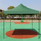 Lion Keri pavilon 3x3m Összecsukható Pavilon Sátor, ZÖLD erős acél szerkezet, cserélhető ponyvával Összecsukható Kerti Pavilon 3x3m: Tökéletes árnyék és védelem a napsütés és az eső ellen