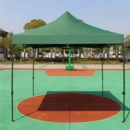 Lion Keri pavilon 3x3m Összecsukható Pavilon Sátor, ZÖLD erős acél szerkezet, cserélhető ponyvával Összecsukható Kerti Pavilon 3x3m: Tökéletes árnyék és védelem a napsütés és az eső ellen