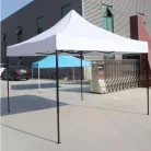 Lion Keri pavilon 3x3m Összecsukható Pavilon Sátor, Fehér erős acél szerkezet, cserélhető ponyvával Összecsukható Kerti Pavilon 3x3m: Tökéletes árnyék és védelem a napsütés és az eső ellen