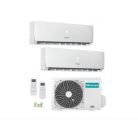 Hisense Energy Pro Plus inverteres multisplit klíma szett duál kivitel 2db 3,5kw beltériegység 1db 5,2kw kültéri A+++ fűtésre optimalizált