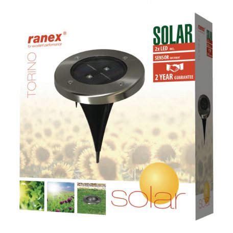 Solar Talaj Spot 2 LED Kerek