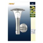 Kültéri Falikar 60 W Mozgásérzékelővel Csiszolt Acél