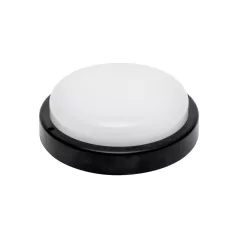   HOME RCC18LEDBK LED-es fali/mennyezeti lámpa, kör alakú, fekete, 18 W, 4000K, 1200 lumen, IP54, kül- és beltéri kivitel