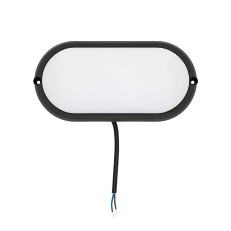 Home RCO 18 LED/BK LED fali és mennyezeti lámpa, 18 W, 2000 lm, IP65, 4000 K, ovális, fekete