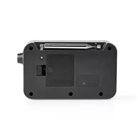 DAB+ Rádió | Hordozható kivitel | DAB+ / FM | 1.3 " | Fekete Kék Képernyő | Elemes Áramellátás / USB-áramellátású | Digitális | 3.6 W | Bluetooth® | Fejhallgató kimenet | Ébresztő óra | Alvás időzítő | IP20 | Fekete