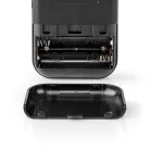 FM rádió | Hordozható kivitel | AM / FM | Elemes Áramellátás | Analóg | 1.5 W | Fekete Fehér Képernyő | Fejhallgató kimenet | IP20 | Alumínium / Fekete