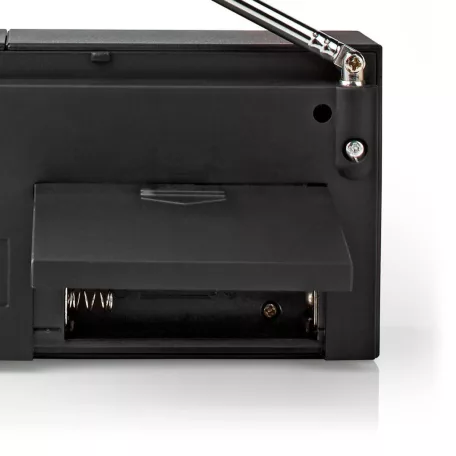 FM rádió | Hordozható kivitel | AM / FM | Elemes Áramellátás | Analóg | 1.5 W | Fekete Fehér Képernyő | Fejhallgató kimenet | IP20 | Fekete