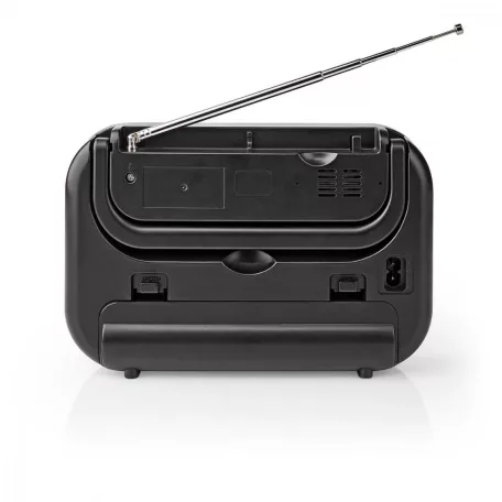 FM rádió | Hordozható kivitel | AM / FM | Elemes Áramellátás / Hálózati Áramellátás | Analóg | 1.8 W | Fekete Fehér Képernyő | Fejhallgató kimenet | Hordozó fogantyú | Fekete / Szürke
