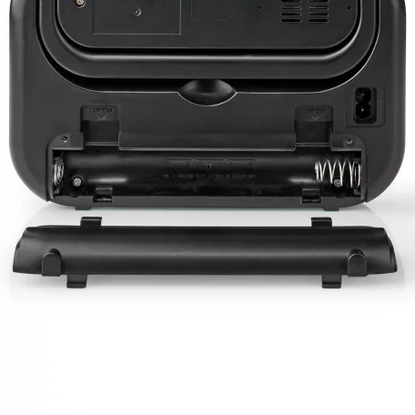 FM rádió | Hordozható kivitel | AM / FM | Elemes Áramellátás / Hálózati Áramellátás | Analóg | 1.8 W | Fekete Fehér Képernyő | Fejhallgató kimenet | Hordozó fogantyú | Fekete / Szürke