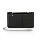 FM rádió | Hordozható kivitel | FM | Elemes Áramellátás / Hálózati Áramellátás | Digitális | 3.6 W | Képernyő méret: 2.0 " | Fekete Fehér Képernyő | Fejhallgató kimenet | IP20 | Fekete / Szürke