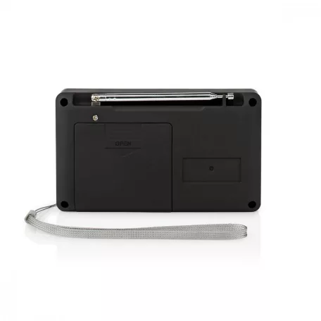 FM rádió | Hordozható kivitel | FM | Elemes Áramellátás / Hálózati Áramellátás | Digitális | 3.6 W | Képernyő méret: 2.0 " | Fekete Fehér Képernyő | Fejhallgató kimenet | IP20 | Fekete / Szürke