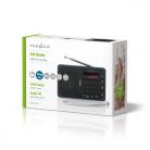 FM rádió | Hordozható kivitel | FM | Elemes Áramellátás / Hálózati Áramellátás | Digitális | 3.6 W | Képernyő méret: 2.0 " | Fekete Fehér Képernyő | Fejhallgató kimenet | IP20 | Fekete / Szürke