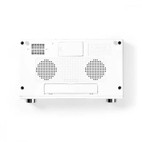 Konyhai rádió | Szekrény Alakú | FM | Hálózati Áramellátás | Digitális | 5 W | Fekete Kék Képernyő | Ezüst / Fehér