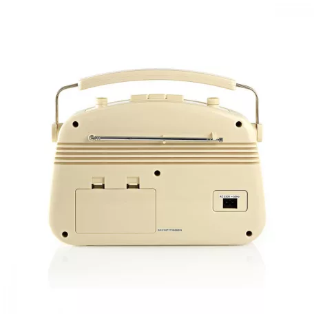 FM rádió | Asztali Kivitel | AM / FM | Elemes Áramellátás / Hálózati Áramellátás | Analóg | 4.5 W | Hordozó fogantyú | Elefántcsont