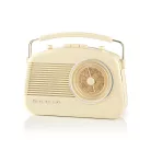 FM rádió | Asztali Kivitel | AM / FM | Elemes Áramellátás / Hálózati Áramellátás | Analóg | 4.5 W | Hordozó fogantyú | Elefántcsont