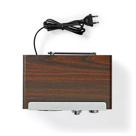 FM rádió | Asztali Kivitel | FM | Hálózati Áramellátás | Analóg | 15 W | IP20 | Barna