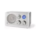 FM rádió | Asztali Kivitel | FM | Hálózati Áramellátás | Analóg | 15 W | IP20 | Fehér