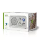 FM rádió | Asztali Kivitel | FM | Hálózati Áramellátás | Analóg | 15 W | IP20 | Fehér
