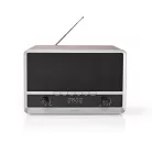 FM rádió | Asztali Kivitel | AM / FM | Elemes Áramellátás / USB-áramellátású | Digitális | 12 W | Képernyő méret: 1.6 " | Fekete Kék Képernyő | Ébresztő óra | Barna / Fekete