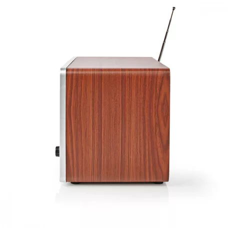 FM rádió | Asztali Kivitel | AM / FM | Elemes Áramellátás / USB-áramellátású | Digitális | 12 W | Képernyő méret: 1.6 " | Fekete Kék Képernyő | Ébresztő óra | Barna / Fekete