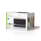 FM rádió | Asztali Kivitel | AM / FM | Elemes Áramellátás / USB-áramellátású | Digitális | 12 W | Képernyő méret: 1.6 " | Fekete Kék Képernyő | Ébresztő óra | Barna / Fekete