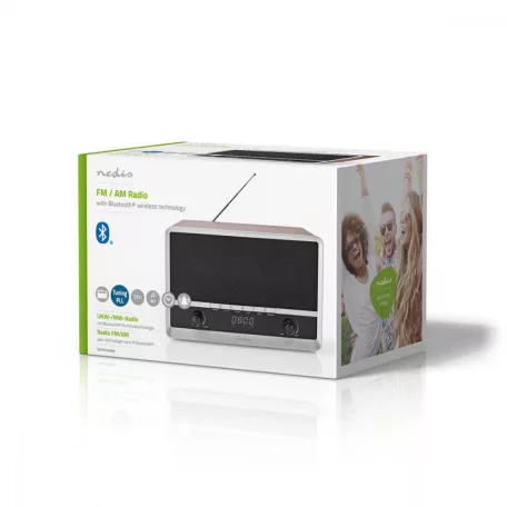 FM rádió | Asztali Kivitel | AM / FM | Elemes Áramellátás / USB-áramellátású | Digitális | 12 W | Képernyő méret: 1.6 " | Fekete Kék Képernyő | Ébresztő óra | Barna / Fekete