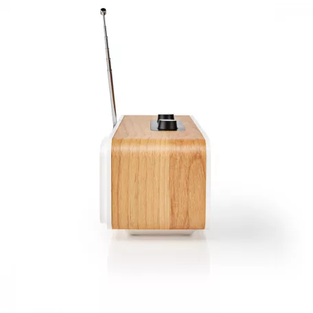 Internet Rádió | Asztali Kivitel | Bluetooth® / Wi-Fi | DAB+ / FM / Internet | 2.4 " | Színes Képernyő | 34 W | Távvezérelt | App szabályozott | Ébresztő óra | Alvás időzítő | Barna / Fehér