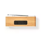 Internet Rádió | Asztali Kivitel | Bluetooth® / Wi-Fi | DAB+ / FM / Internet | 2.4 " | Színes Képernyő | 34 W | Távvezérelt | App szabályozott | Ébresztő óra | Alvás időzítő | Barna / Fehér