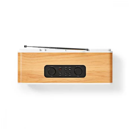 Internet Rádió | Asztali Kivitel | Bluetooth® / Wi-Fi | DAB+ / FM / Internet | 2.4 " | Színes Képernyő | 34 W | Távvezérelt | App szabályozott | Ébresztő óra | Alvás időzítő | Barna / Fehér
