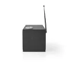 Internet Rádió | Asztali Kivitel | Bluetooth® / Wi-Fi | FM / Internet | 2.4 " | Színes Képernyő | 18 W | Távvezérelt | App szabályozott | Fejhallgató kimenet | Ébresztő óra | Alvás időzítő | Fekete