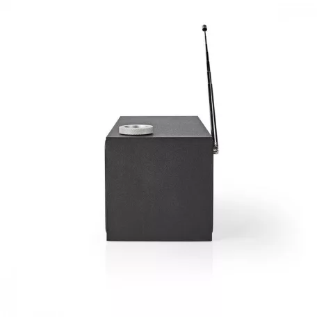 Internet Rádió | Asztali Kivitel | Bluetooth® / Wi-Fi | FM / Internet | 2.4 " | Színes Képernyő | 18 W | Távvezérelt | App szabályozott | Fejhallgató kimenet | Ébresztő óra | Alvás időzítő | Fekete