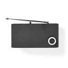 Internet Rádió | Asztali Kivitel | Bluetooth® / Wi-Fi | FM / Internet | 2.4 " | Színes Képernyő | 18 W | Távvezérelt | App szabályozott | Fejhallgató kimenet | Ébresztő óra | Alvás időzítő | Fekete