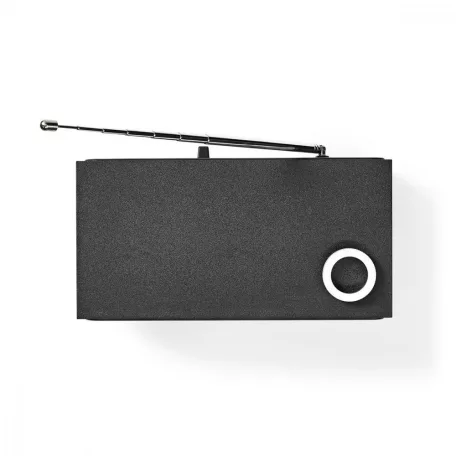 Internet Rádió | Asztali Kivitel | Bluetooth® / Wi-Fi | FM / Internet | 2.4 " | Színes Képernyő | 18 W | Távvezérelt | App szabályozott | Fejhallgató kimenet | Ébresztő óra | Alvás időzítő | Fekete
