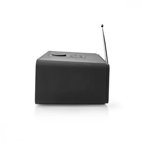NEDIS Internet Rádió | Asztali Kivitel | Bluetooth® / Wi-Fi | FM / Internet | 2.4 " Színes Képernyő | 42 W | Távvezérelt  App szabályozott Fejhallgató kimenet | Ébresztő óra | Alvás időzítő | Fekete