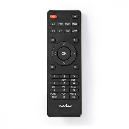 Internet Rádió | Asztali Kivitel | Bluetooth® / Wi-Fi | FM / Internet | 2.4 " | Színes Képernyő | 42 W | Távvezérelt | App szabályozott | Fejhallgató kimenet | Ébresztő óra | Alvás időzítő | Fekete