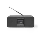 Internet Rádió | Asztali Kivitel | Bluetooth® / Wi-Fi | DAB+ / FM / Internet | 2.4 " | Színes Képernyő | 42 W | Távvezérelt | App szabályozott | Fejhallgató kimenet | Ébresztő óra | Alvás időzítő | Fekete