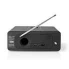 Internet Rádió | Asztali Kivitel | Bluetooth® / Wi-Fi | DAB+ / FM / Internet | 2.4 " | Színes Képernyő | 42 W | Távvezérelt | App szabályozott | Fejhallgató kimenet | Ébresztő óra | Alvás időzítő | Fekete