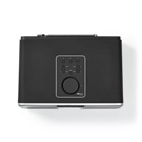 Internet Rádió | Asztali Kivitel | Bluetooth® / Wi-Fi | DAB+ / FM / Internet | 2.4 " | Színes Képernyő | 42 W | Távvezérelt | App szabályozott | Fejhallgató kimenet | Ébresztő óra | Alvás időzítő | Fekete
